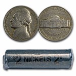 1941-D Jefferson Nickel 40-Coin Roll Avg Circ