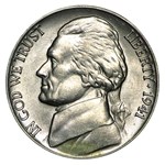 1941-D Jefferson Nickel 40-Coin Roll BU