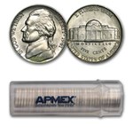 1941-D Jefferson Nickel 40-Coin Roll BU