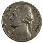 1941-D Jefferson Nickel Avg Circ