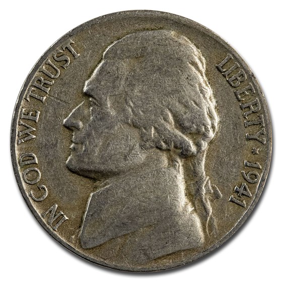 1941-D Jefferson Nickel Avg Circ 1941-D Jefferson Nickel Avg Circ