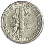 1941-D Mercury Dime AU