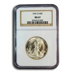 1941-D Walking Liberty Half Dollar MS-67 NGC