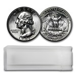 1941-D Washington Quarter 40-Coin Roll BU