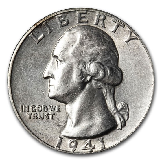 1941-D Washington Quarter AU 1941-D Washington Quarter AU