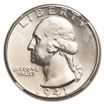 1941-D Washington Quarter MS-65 NGC