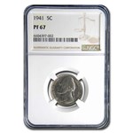 1941 Jefferson Nickel PF-67 NGC