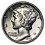 1941 Mercury Dime BU