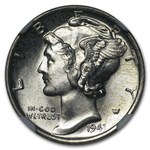 1941 Mercury Dime MS-66 NGC