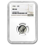 1941 Mercury Dime MS-66 NGC