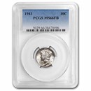1941 Mercury Dime MS-66 PCGS (FB)