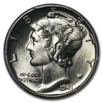 1941 Mercury Dime MS-67 PCGS (FB)