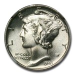 1941 Mercury Dime MS-68 NGC (FB)