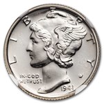 1941 Mercury Dime PF-66 NGC
