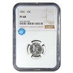 1941 Mercury Dime PF-68 NGC