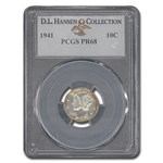 1941 Mercury Dime PR-68 PCGS