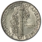 1941 Mercury Dime XF