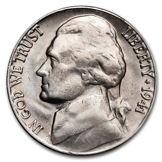 1941-S Jefferson Nickel BU 1941-S Jefferson Nickel BU