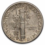 1941-S Mercury Dime 50-Coin Roll Avg Circ