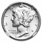 1941-S Mercury Dime MS-65 NGC (FB)