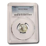 1941-S Mercury Dime MS-66 PCGS