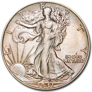 1941-S Walking Liberty Half Dollar Ch AU 1941-S Walking Liberty Half Dollar Ch AU