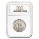 1941-S Walking Liberty Half Dollar MS-64 NGC