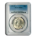 1941-S Walking Liberty Half Dollar MS-64 PCGS