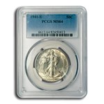 1941-S Walking Liberty Half Dollar MS-64 PCGS