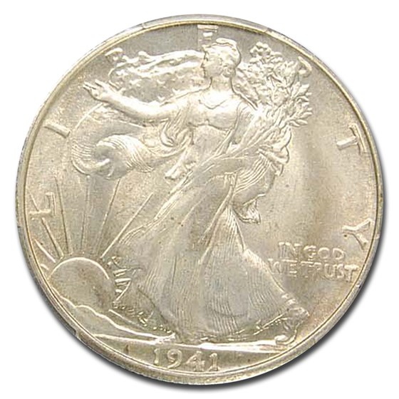 1941-S Walking Liberty Half Dollar MS-65 PCGS 1941-S Walking Liberty Half Dollar MS-65 PCGS