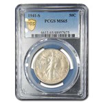 1941-S Walking Liberty Half Dollar MS-65 PCGS