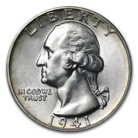 1941-S Washington Quarter BU 1941-S Washington Quarter BU