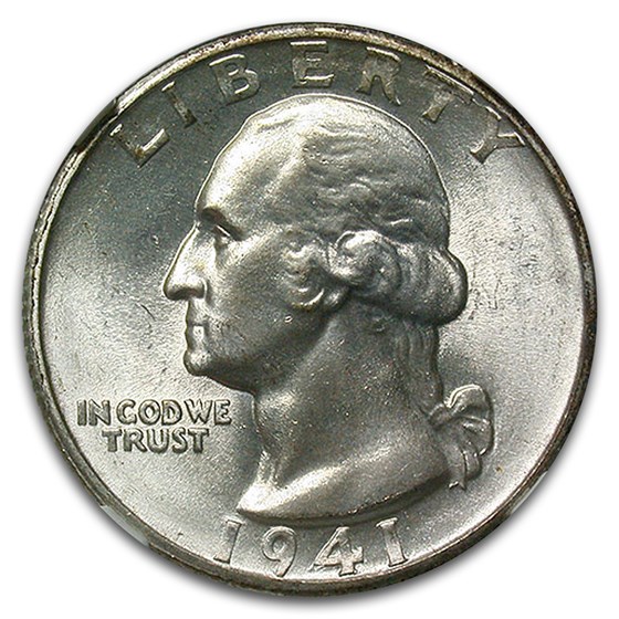 1941-S Washington Quarter MS-67 NGC