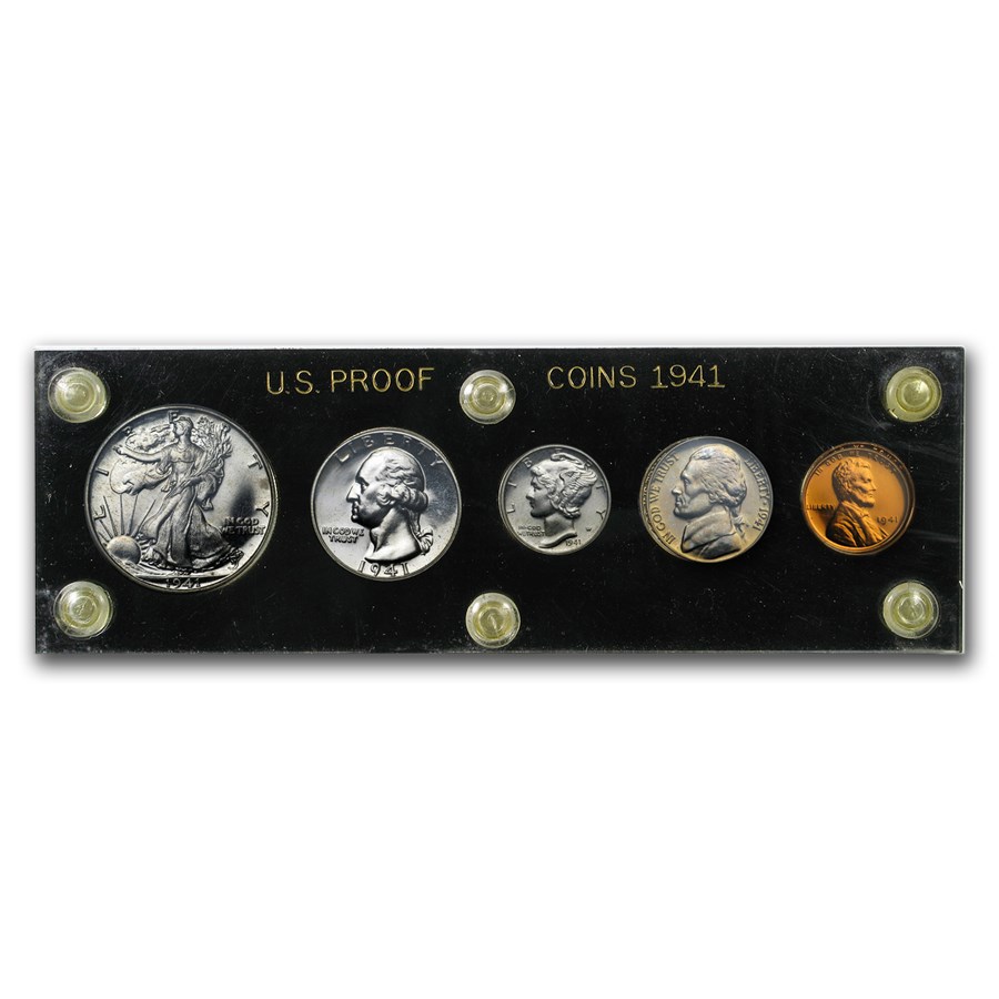 1941 U.S. Proof Set (Hard Plastic Holder)