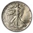 1941 Walking Liberty Half Dollar AU