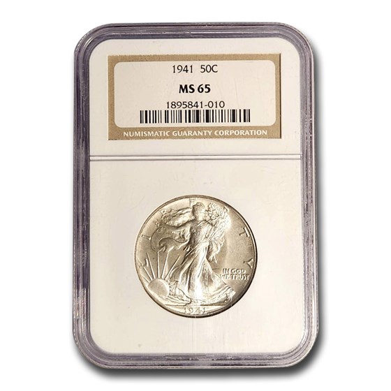 1941 Walking Liberty Half Dollar MS-65 NGC 1941 Walking Liberty Half Dollar MS-65 NGC