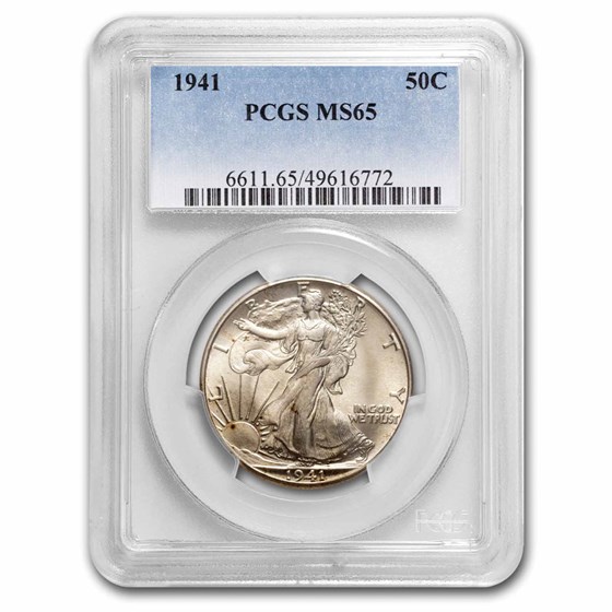 1941 Walking Liberty Half Dollar MS-65 PCGS 1941 Walking Liberty Half Dollar MS-65 PCGS