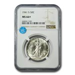 1941 Walking Liberty Half Dollar MS-66+ NGC