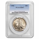 1941 Walking Liberty Half Dollar MS-67 PCGS