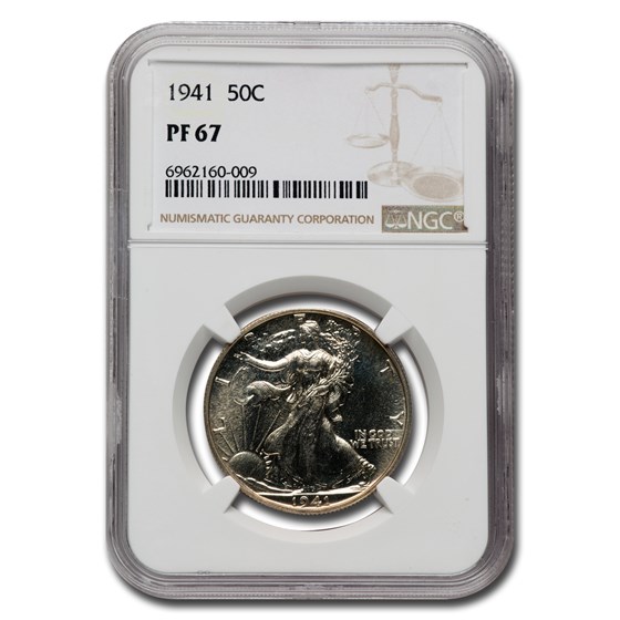 1941 Walking Liberty Half Dollar PF-67 NGC 1941 Walking Liberty Half Dollar PF-67 NGC