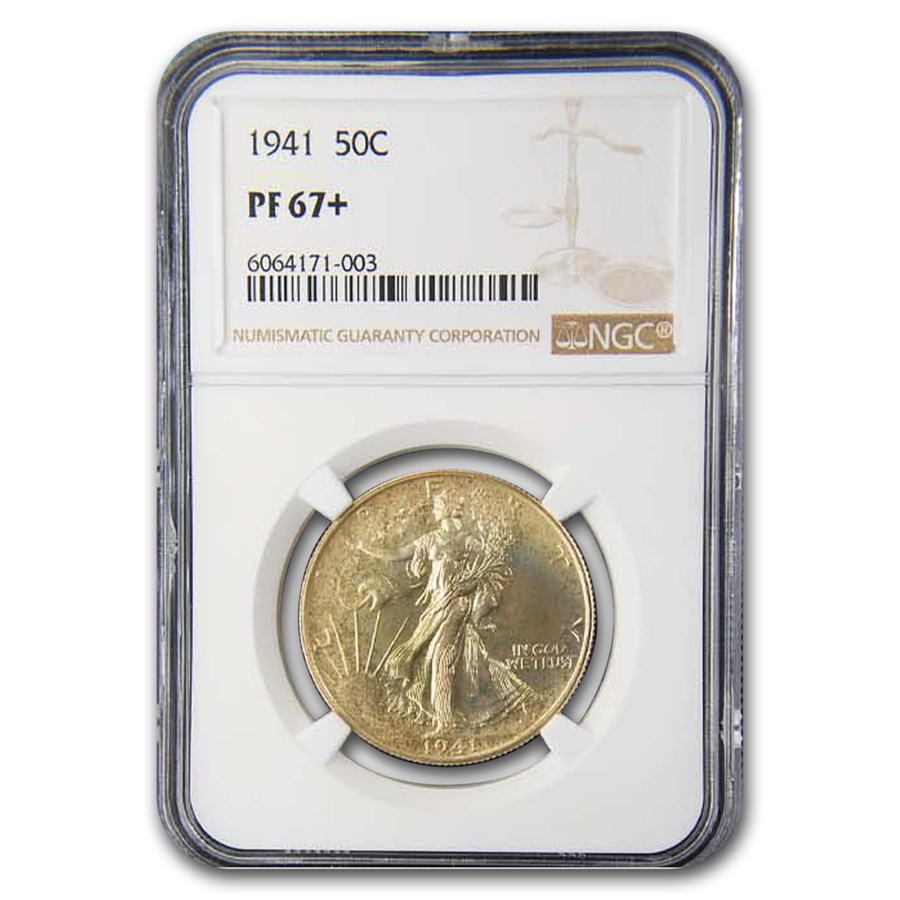 1941 Walking Liberty Half Dollar PF-67+ NGC