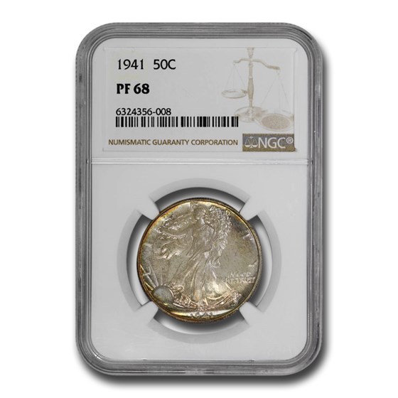 1941 Walking Liberty Half Dollar PF-68 NGC 1941 Walking Liberty Half Dollar PF-68 NGC