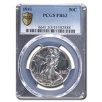 1941 Walking Liberty Half Dollar PR-63 PCGS