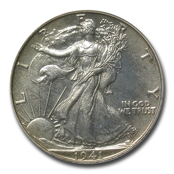 1941 Walking Liberty Half Dollar PR-65 PCGS 1941 Walking Liberty Half Dollar PR-65 PCGS