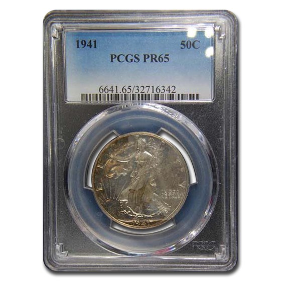 1941 Walking Liberty Half Dollar Proof-65 PCGS 1941 Walking Liberty Half Dollar Proof-65 PCGS