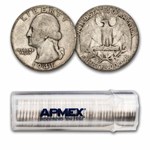 1941 Washington Quarter 40-Coin Roll Avg Circ