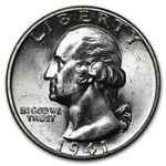 1941 Washington Quarter BU