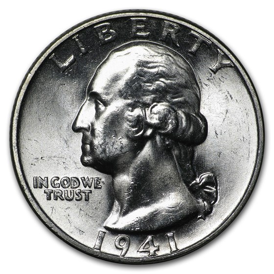 1941 Washington Quarter BU 1941 Washington Quarter BU