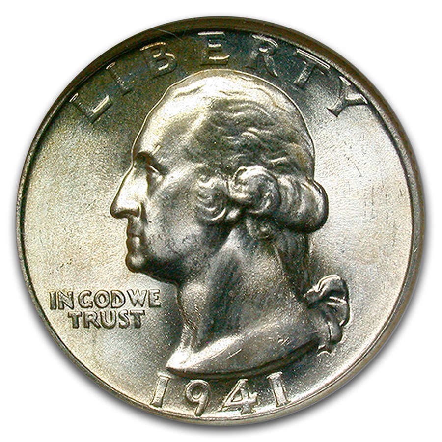 1941 Washington Quarter MS-67 NGC