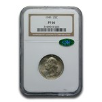 1941 Washington Quarter PF-66 NGC CAC